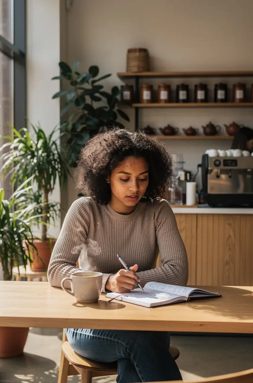 Diagramų iliustracija, rodanti rekomenduojamą arbatos suvartojimo kiekį per dieną.